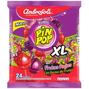 Pin Pop Xl Frutos Rojos 24 Gr - AMBROSOLI - ALIMENTOS
