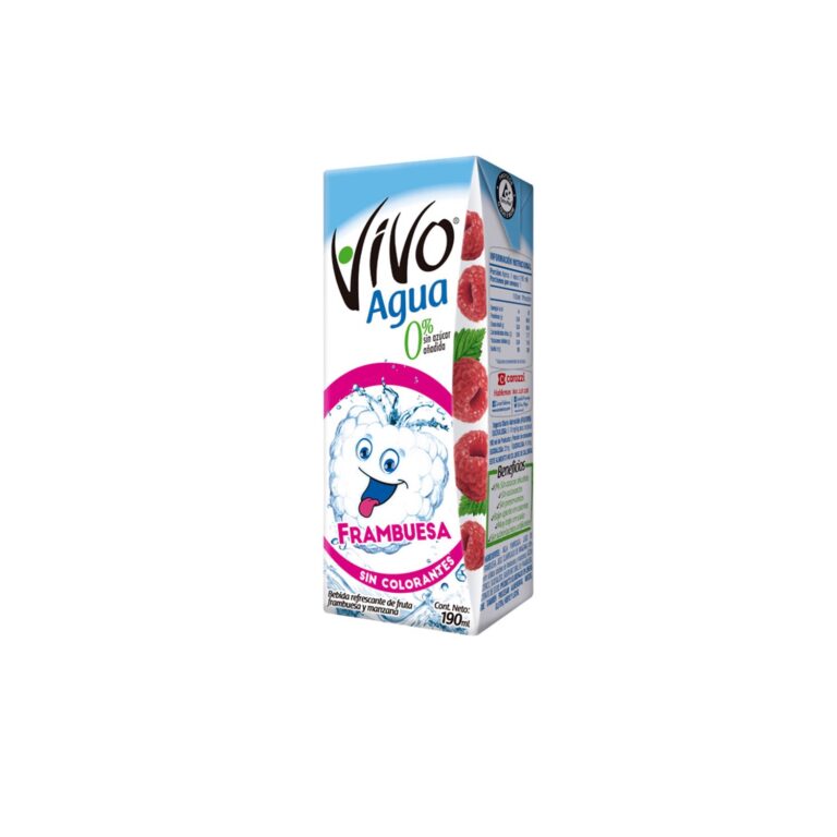 Vivo Agua C/Jugo Fruta Frambuesa 190Ml