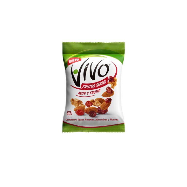 Vivo Frutos Secos Nuts Y Frutas 80 Gr