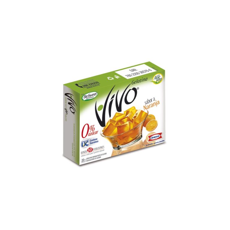 Vivo Gelatina Naranja 22 Gr