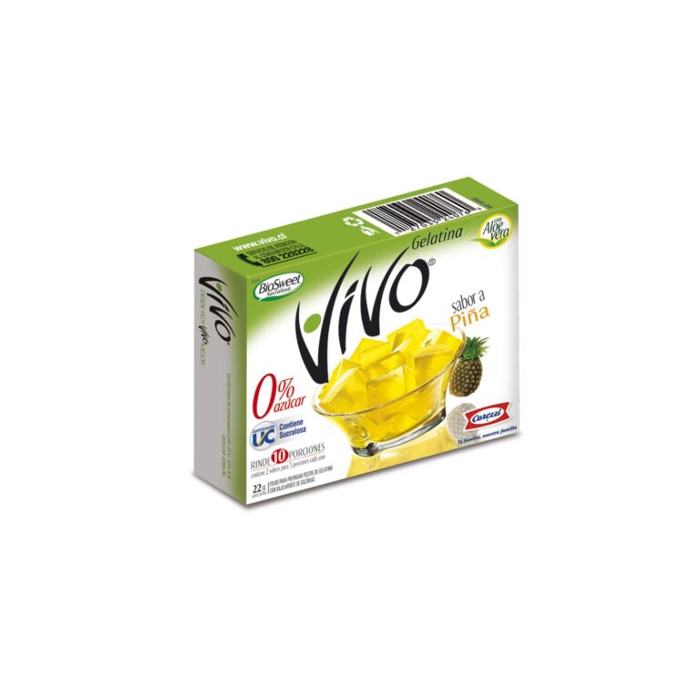 Vivo Gelatina Piña 22 Gr.