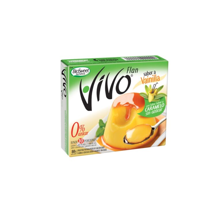Vivo Flan Vainilla C/Caramelo 80 Gr.