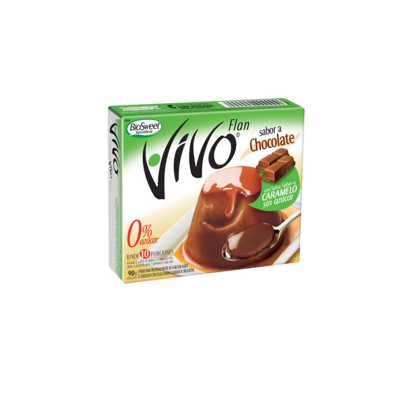 Vivo Flan Chocolate C/Caramelo 90 Gr