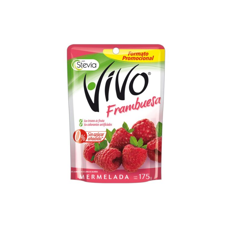 Mermelada Vivo Frambuesa 200 Gr.