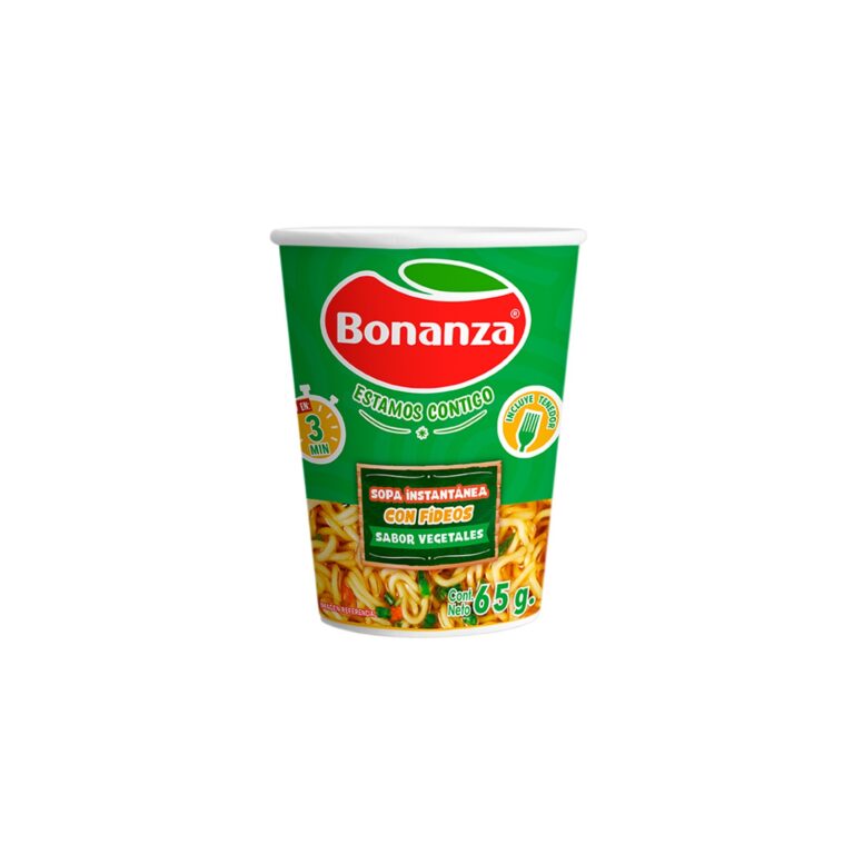 Sopa Instantanea Vegetales Bonanza  65 Gr