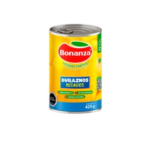 Duraznos Mitades Bonanza 425 Gr - BONANZA - ALIMENTOS