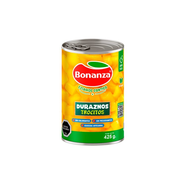Duraznos Trocitos Bonanza 425 Gr