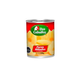 Peras Al Jugo Mitades Dos Caballos 590 Gr - DOS CABALLOS - ALIMENTOS