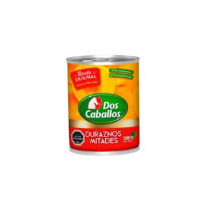 Duraznos Mitades Dos Caballos E.Open 590 Gr - DOS CABALLOS - ALIMENTOS
