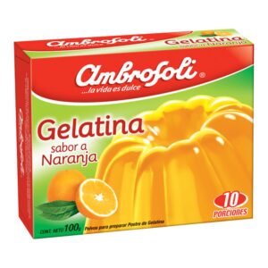 Amb.Gelatina Naranja 100 Gr. - AMBROSOLI - ALIMENTOS