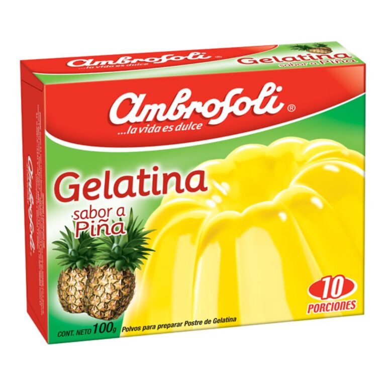 Amb.Gelatina  Piña  100 Gr.