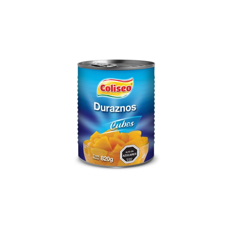 Duraznos En Conserva Cubos - 820Gr