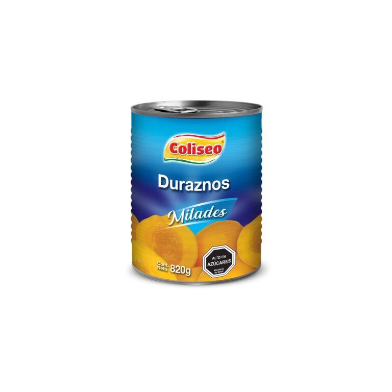 Duraznos En Conserva Mitades -820Gr