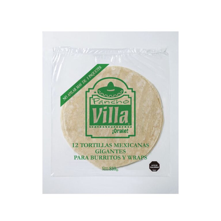Pv Burrito Wraps Rest 12 Un 810 Gr.