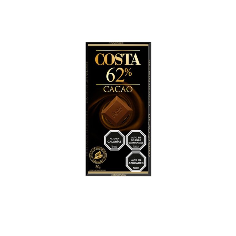 Costa Cacao 62% 80 Gr.