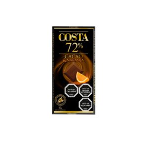 Costa Cacao 72% & Naranja 1880 Gr - COSTA - ALIMENTOS