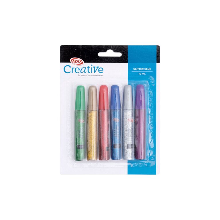 Glitter Glue 10Ml C/U 6U (005) Creative