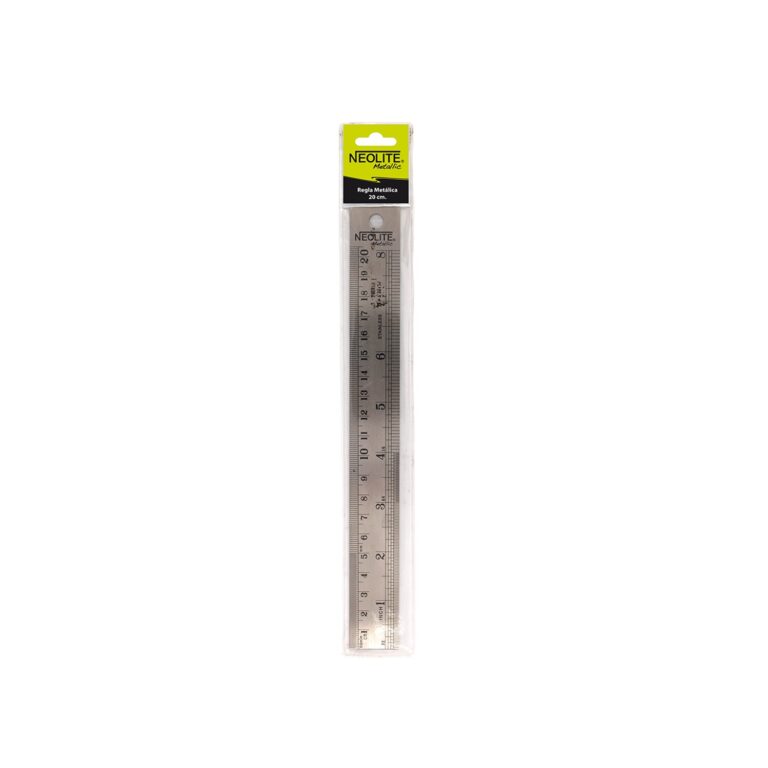 Regla Metálica 20Cm (002) Neolite