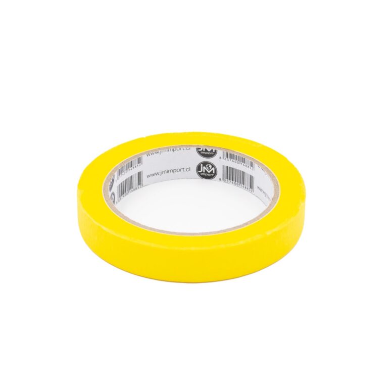 CINTA MASKING TAPE AMARILLO, AZUL, NEGRO, ROJO, VERDE 18MMX30MX150MIC
