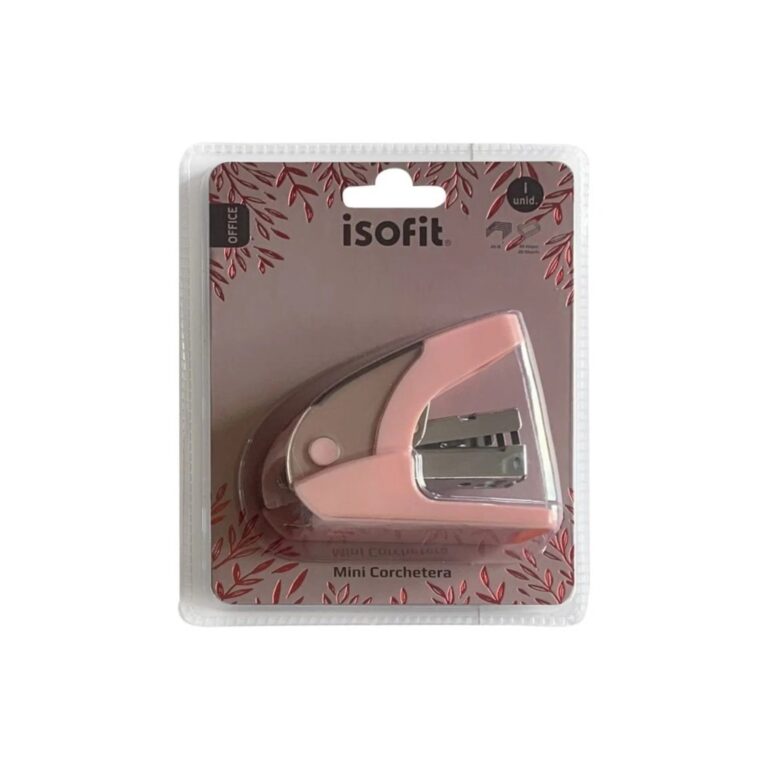 Bli.Mini Corchetera Colores 26/6 Isofit-Dsg/W