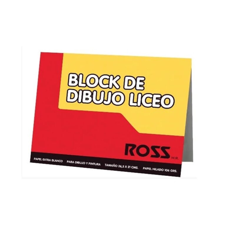 Block Ross Liceo 10 H 106G 26,5X21 Cm