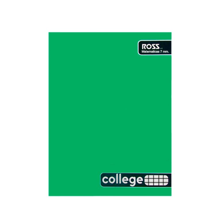 Cuad.Ross College Liso 80 Hj  7Mm