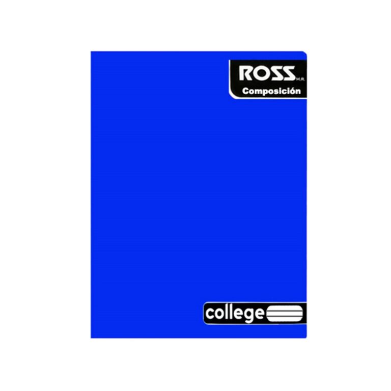 Cuad.Ross College Liso 80 Hj Composicion