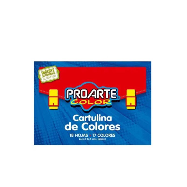 Est.Cartulina Pintada 18Hjs 17Colsurt 26,5X37,5