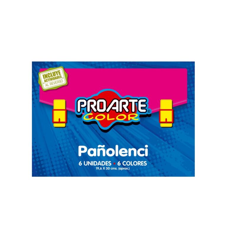 Est.Paño Lenci Proarte 6 Hjs 6 Colores 19,6X30 C