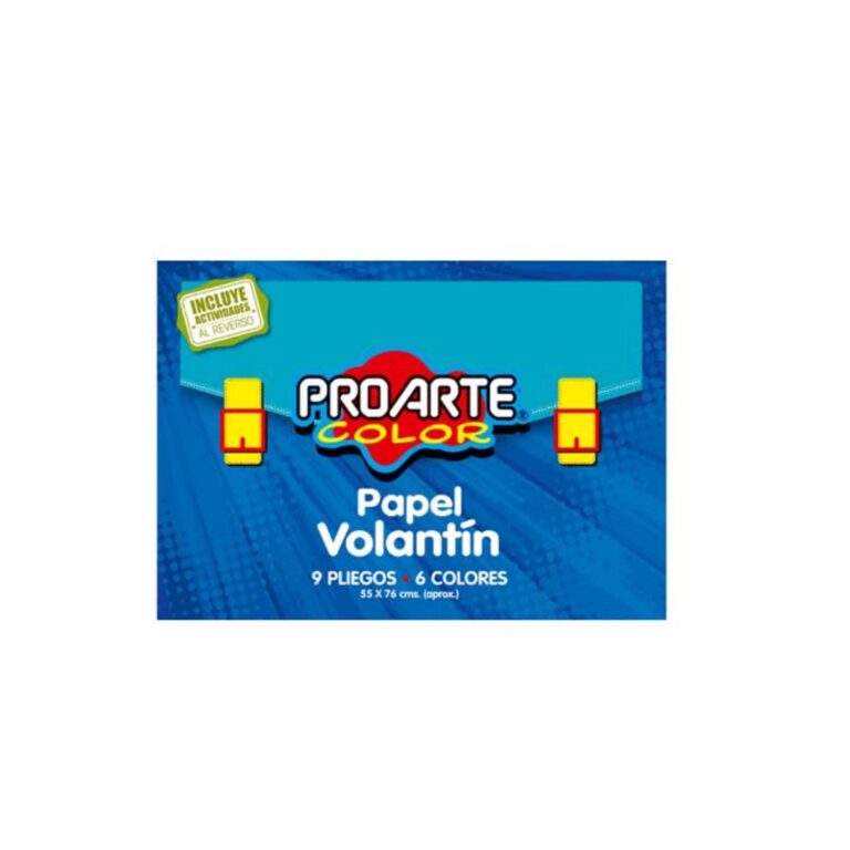 Est.Papel Volantin Proarte 9 Hjs.6 Col 55X76