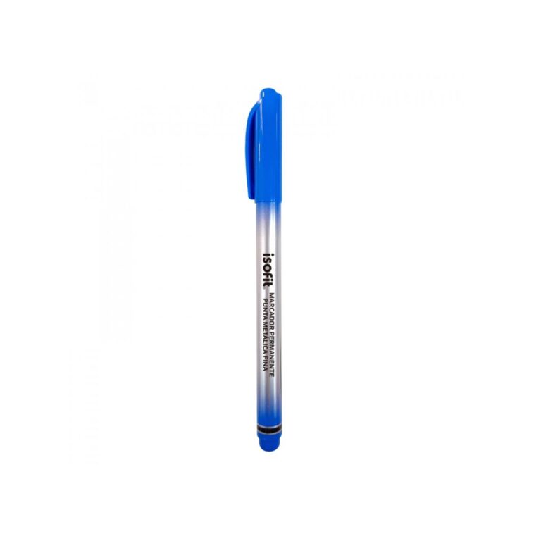 MARCADOR PERMANENTE ISOFIT P.METAL FINA AZUL, NEGRO, ROJO 0,8