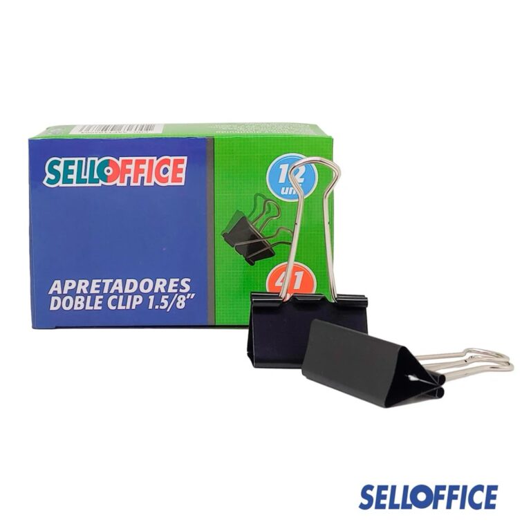 Docena Apretadores Doble Clips 41 Mm ( 1.5/8")