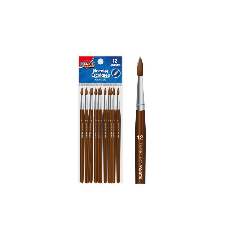 Pincel Escolar Proarte Pelo Camello  12