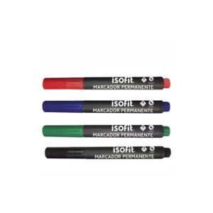 Plumon Isofit Perma. Pta.Biselada Azul, Negro, Rojo, Verde