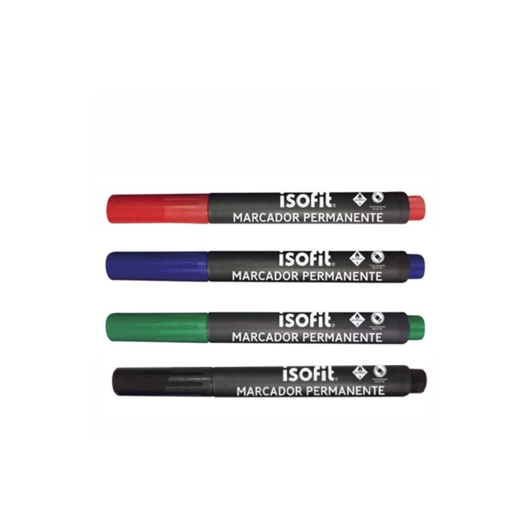 Plumon Isofit Perma. Pta.Biselada Azul, Negro, Rojo, Verde