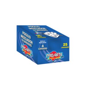 Pocillos Proarte P/Tempera  4 Cavidades