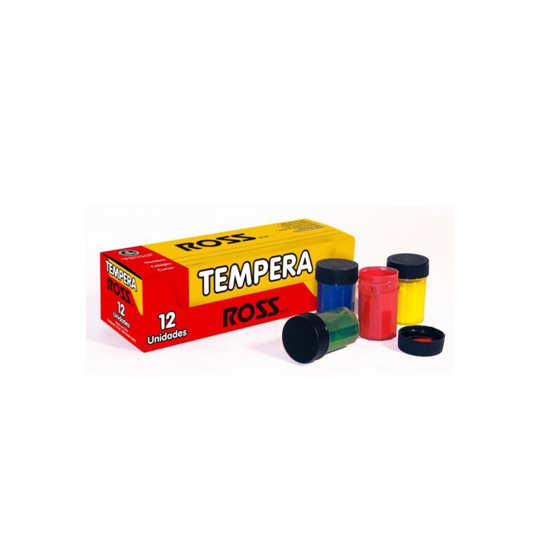 Tempera Ross 12 Unid. Frasco.15Cc