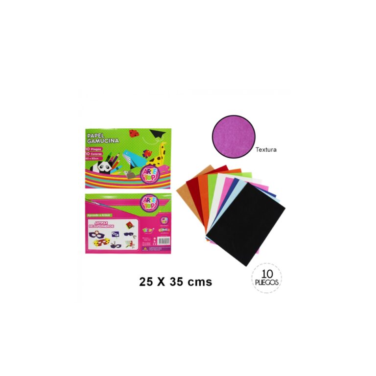 Carpeta Papel Gamucina 20X30Cm Set10U