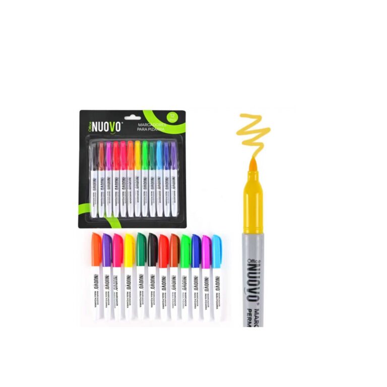 Plumones Pizarra Colores Set 12 Nuovo
