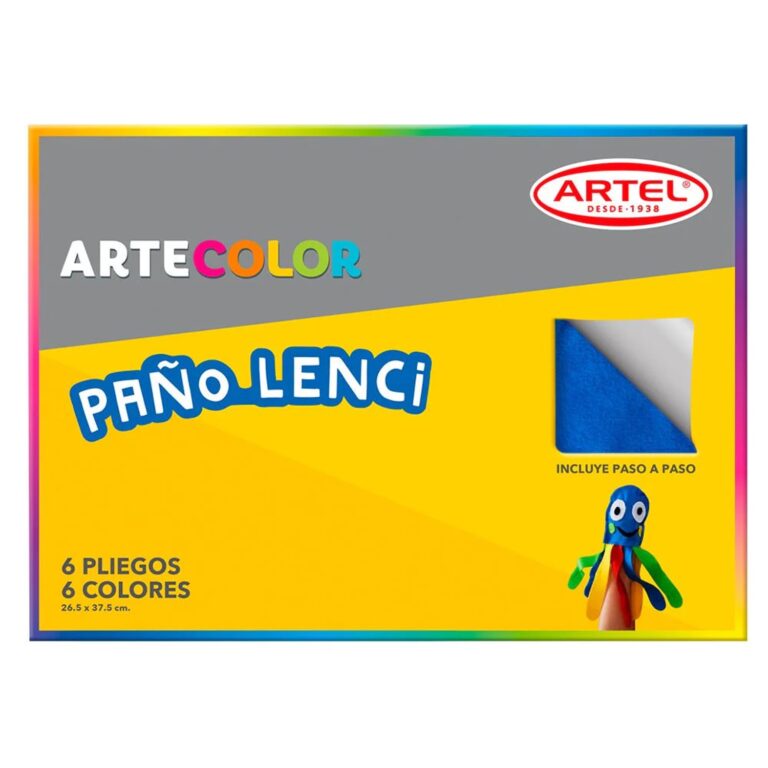 Artecolor Paño Lenci 6 Col20X30 Cm