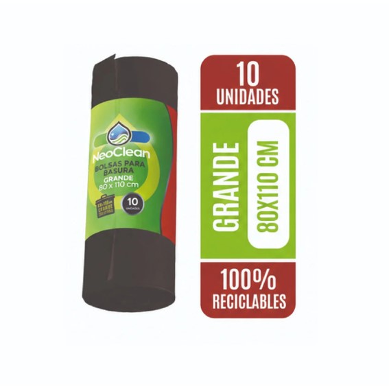Bolsa para Basura 80 x 110 cm (Grande 120LT)