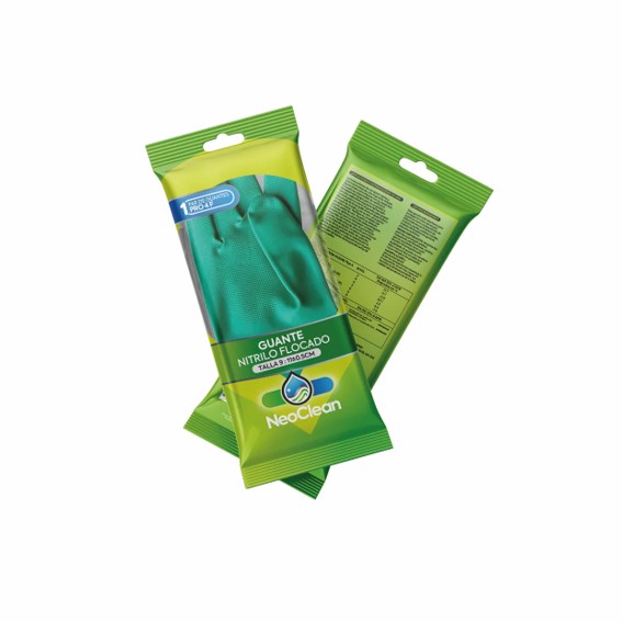 Guante Nitrilo Flocado TALLA 9
