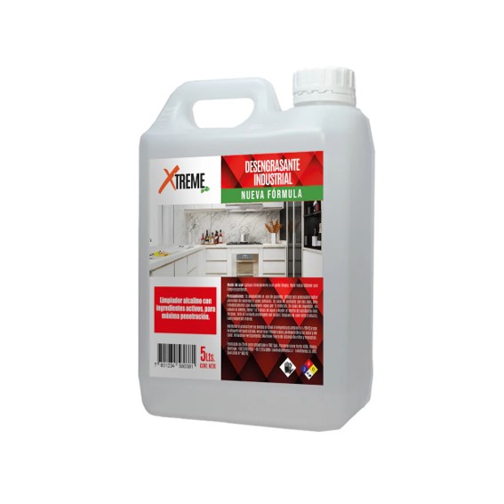 DESENGRASANTE INDUSTRIAL XTREME BIDON 5LTS
