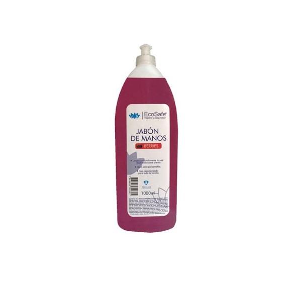 Jabón Glicerina Líquido  Ecosafe Berries 1LT